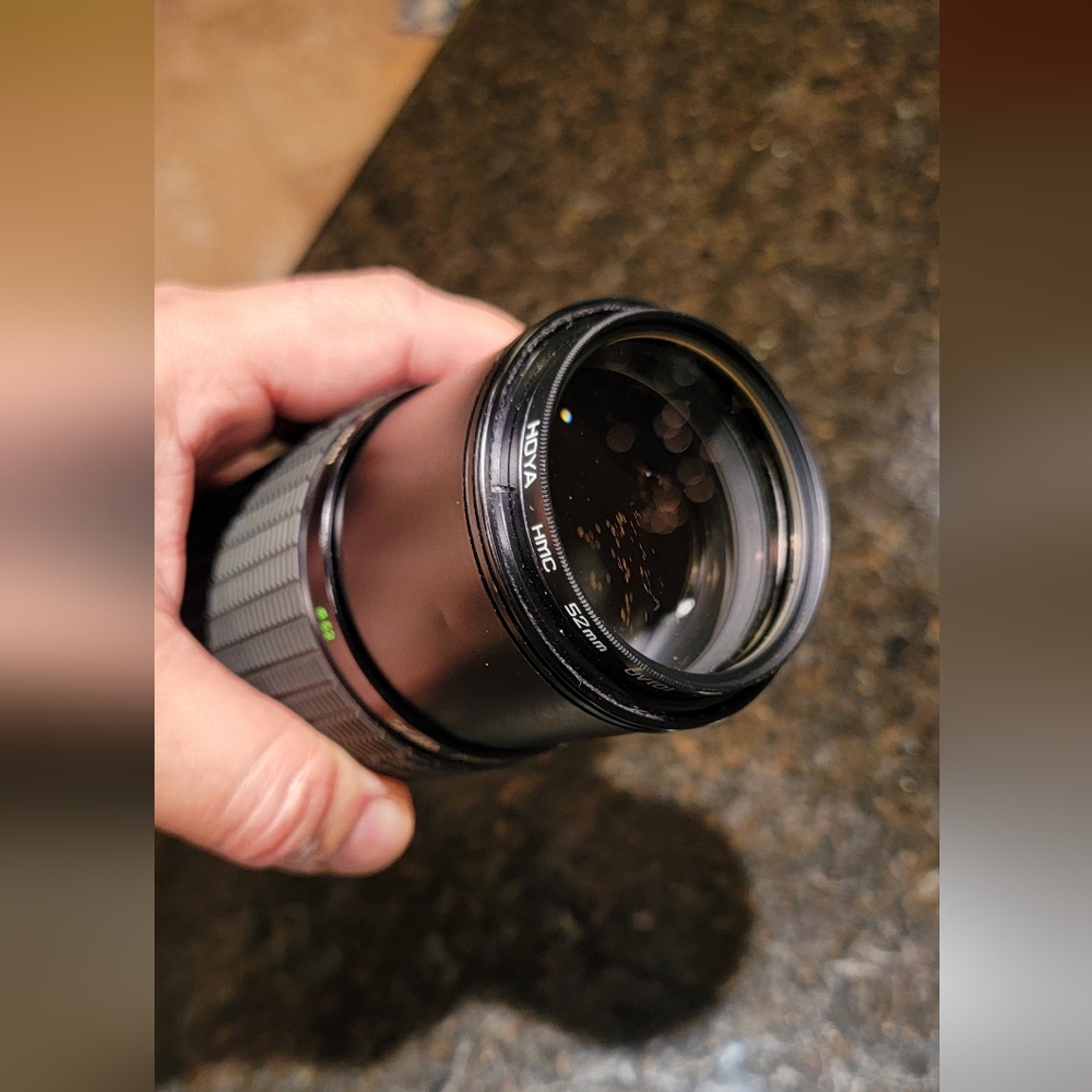 Sigma 75-250mm F4 F5 MC Lens Nikon Mount Built In Hood w/ CaseCaps Japan Manual
